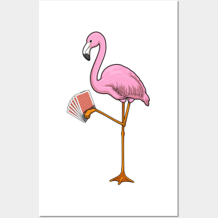 Flamingo Poker Poker cards Posters and Art